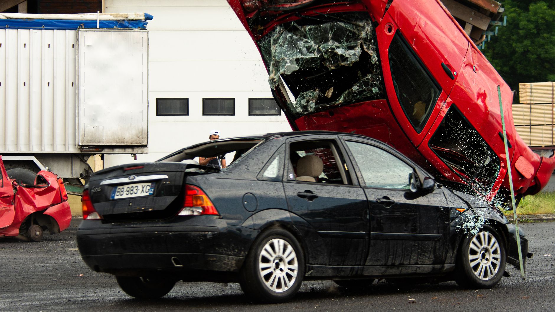 Car crashes through London mall fitness centre, injuring seven