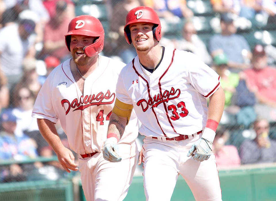 Okotoks Dawgs power past Moose Jaw in Father's Day showdown
