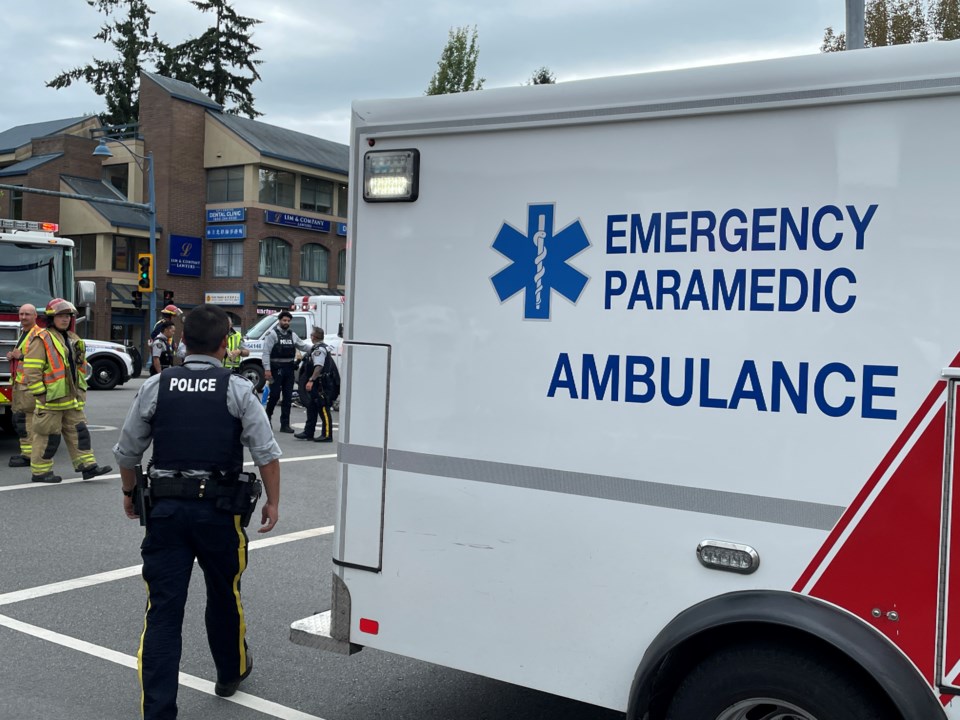 Pedestrian struck by vehicle at Richmond intersection Friday afternoon