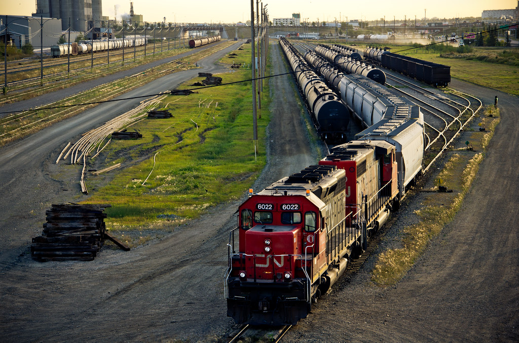 Heavy rain floods Yellowhead Trail near CN Rail Bridge