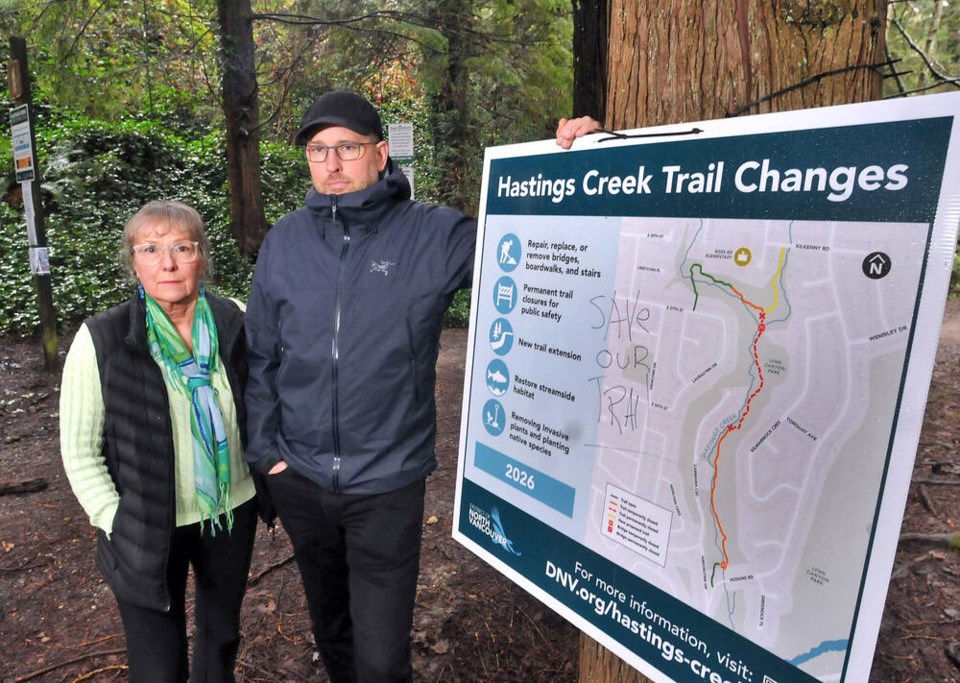 North Vancouver council votes to permanently decommission Hastings Creek Trail