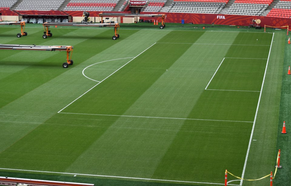 BC Place's World Cup grass is being recycled back to Fraser Valley soil