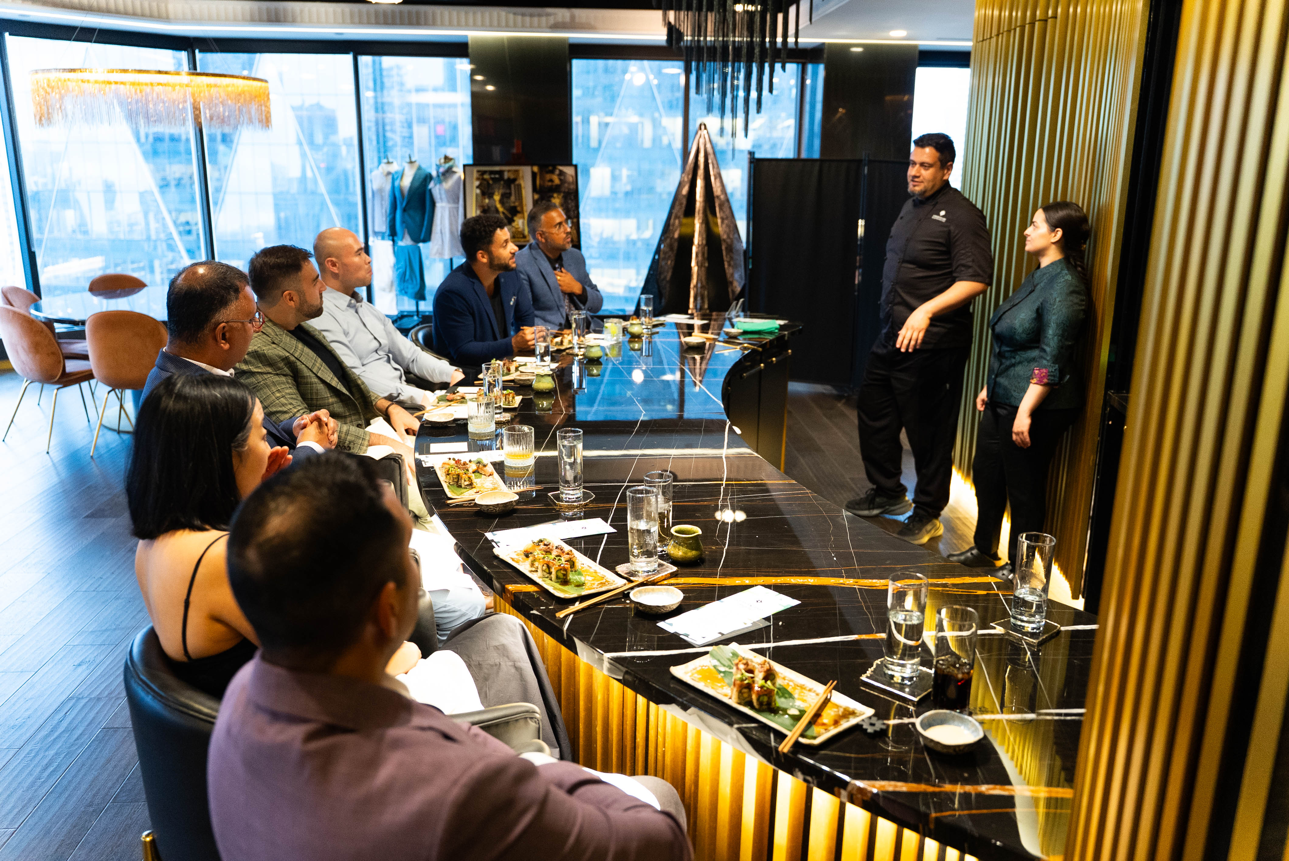 Chotto Matte and King and Bay launch $5,500-per-person omakase with custom tailoring in the sky