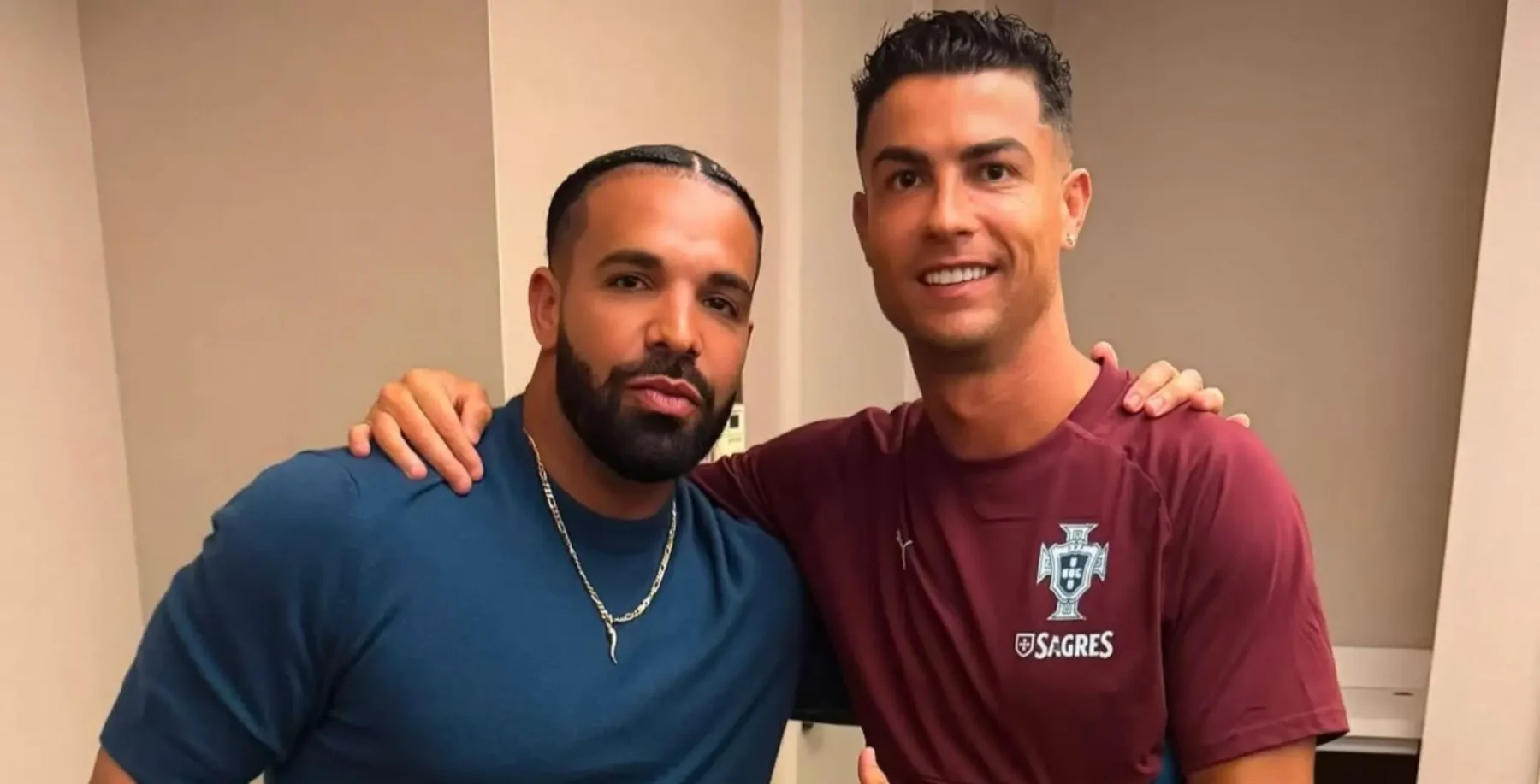 Drake and Ronaldo meet up in Toronto after Portugal's Round of 32 World Cup win