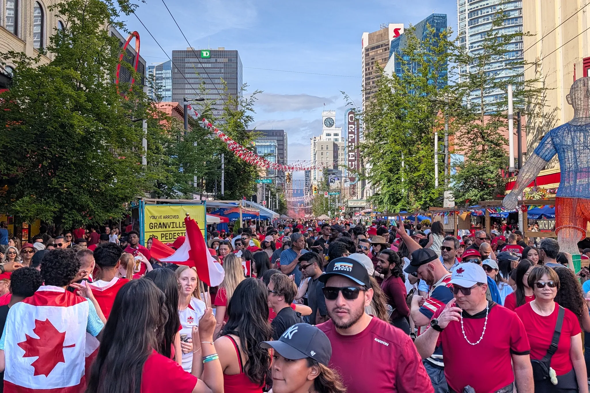 Granville Street stays car-free through Labour Day with $4.75M in city funding